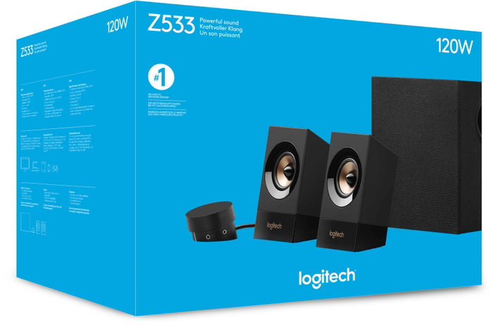 Logitech Z533 Altavoces 2.1 de 60W Negro